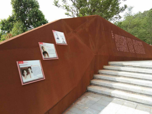 东郊镇耐候钢挡土墙